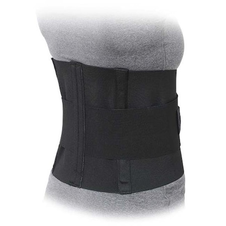 Advanced Orthopaedics Advanced Orthopaedics 503 - B 10 in. Lumbar Sacral Support With Double Pull Tension Straps; Black - Small 503-B